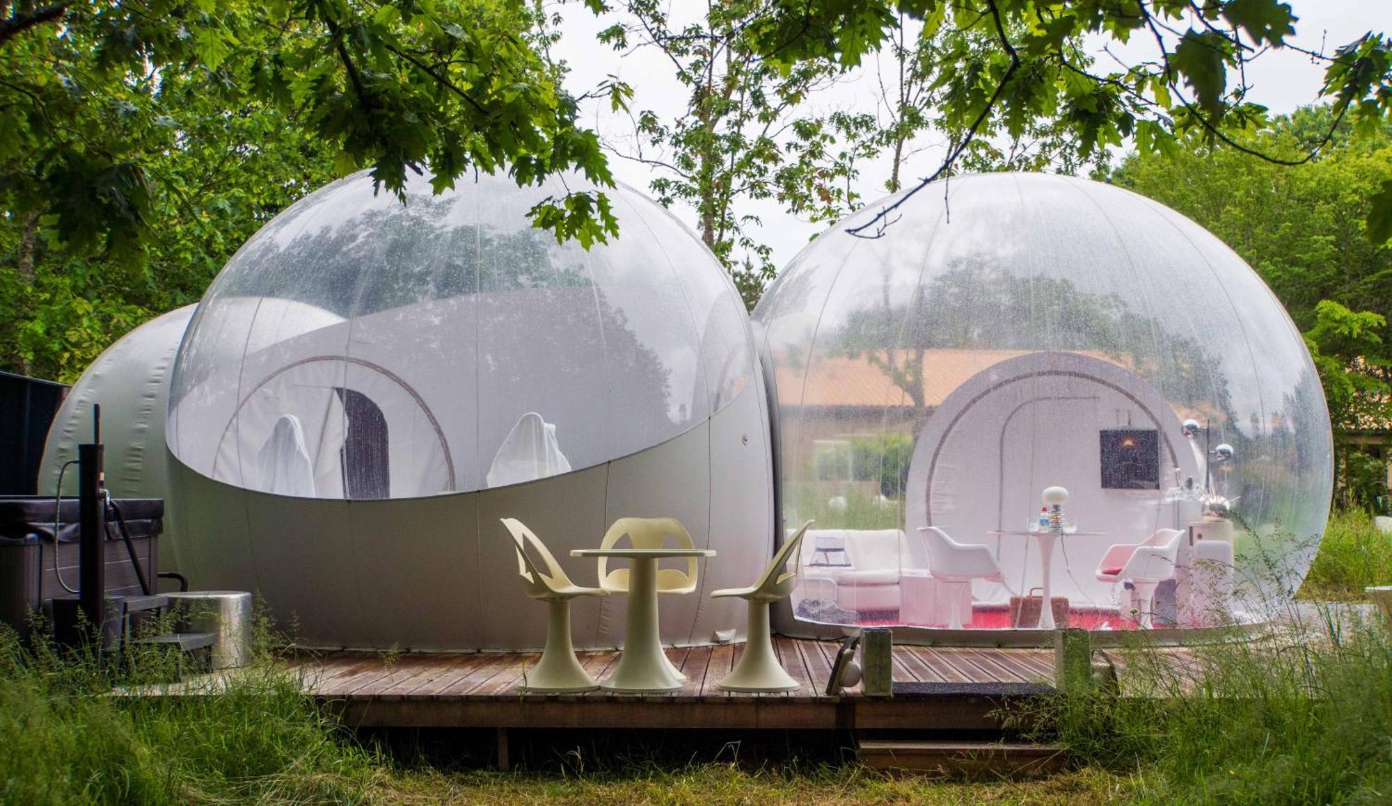 L Ost In Sensations -Hebergements Insolites Et Suites De Luxe Spa Sauna Piscine Foret Marcenais المظهر الخارجي الصورة