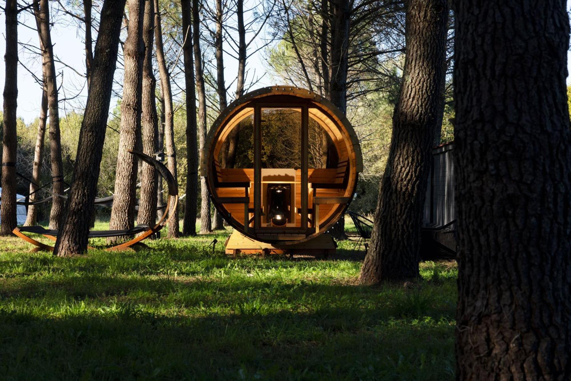 L Ost In Sensations -Hebergements Insolites Et Suites De Luxe Spa Sauna Piscine Foret Marcenais المظهر الخارجي الصورة