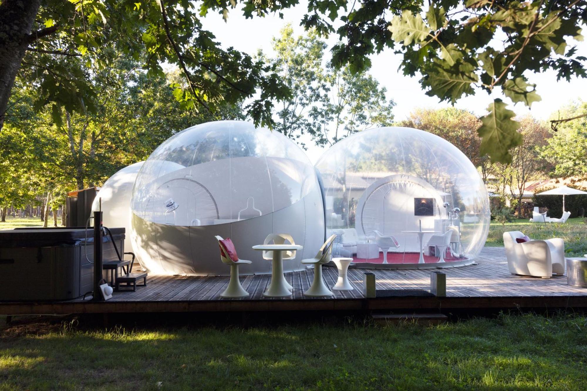 L Ost In Sensations -Hebergements Insolites Et Suites De Luxe Spa Sauna Piscine Foret Marcenais المظهر الخارجي الصورة